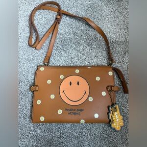 Fossil x Smiley vegan cactus satchel